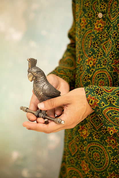 Qissa Green Modal Kurta