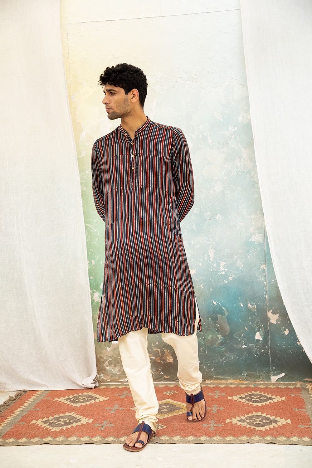 Anhad Black Modal Kurta