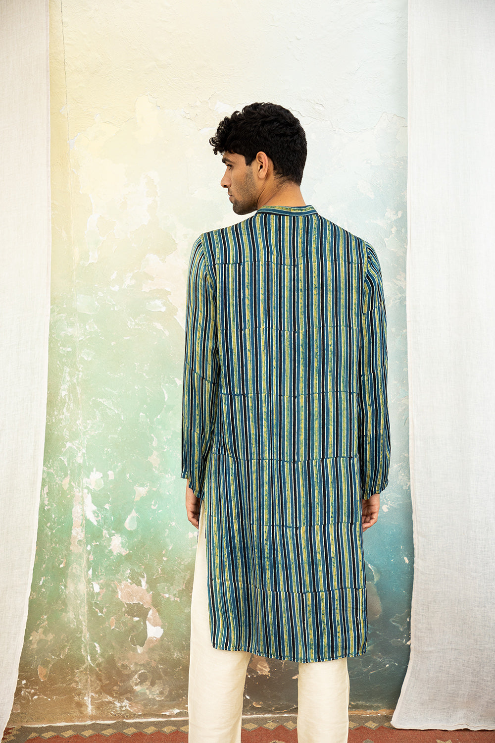 Anhad Green Modal Kurta