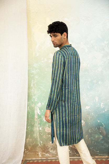 Anhad Green Modal Kurta