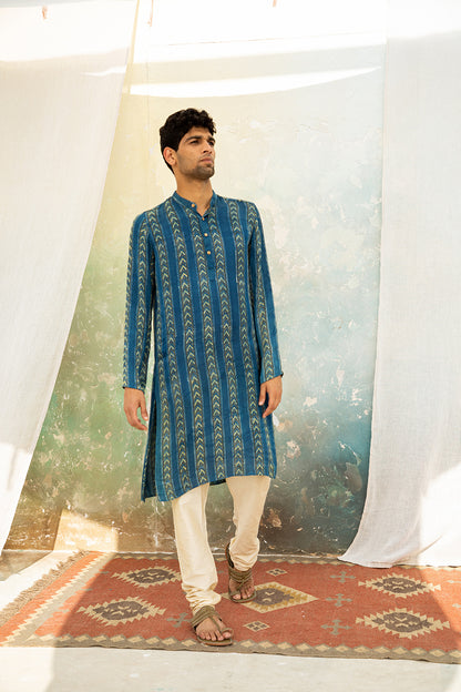 Teer Green Modal Kurta