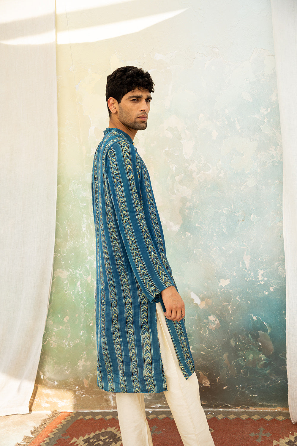 Teer Green Modal Kurta