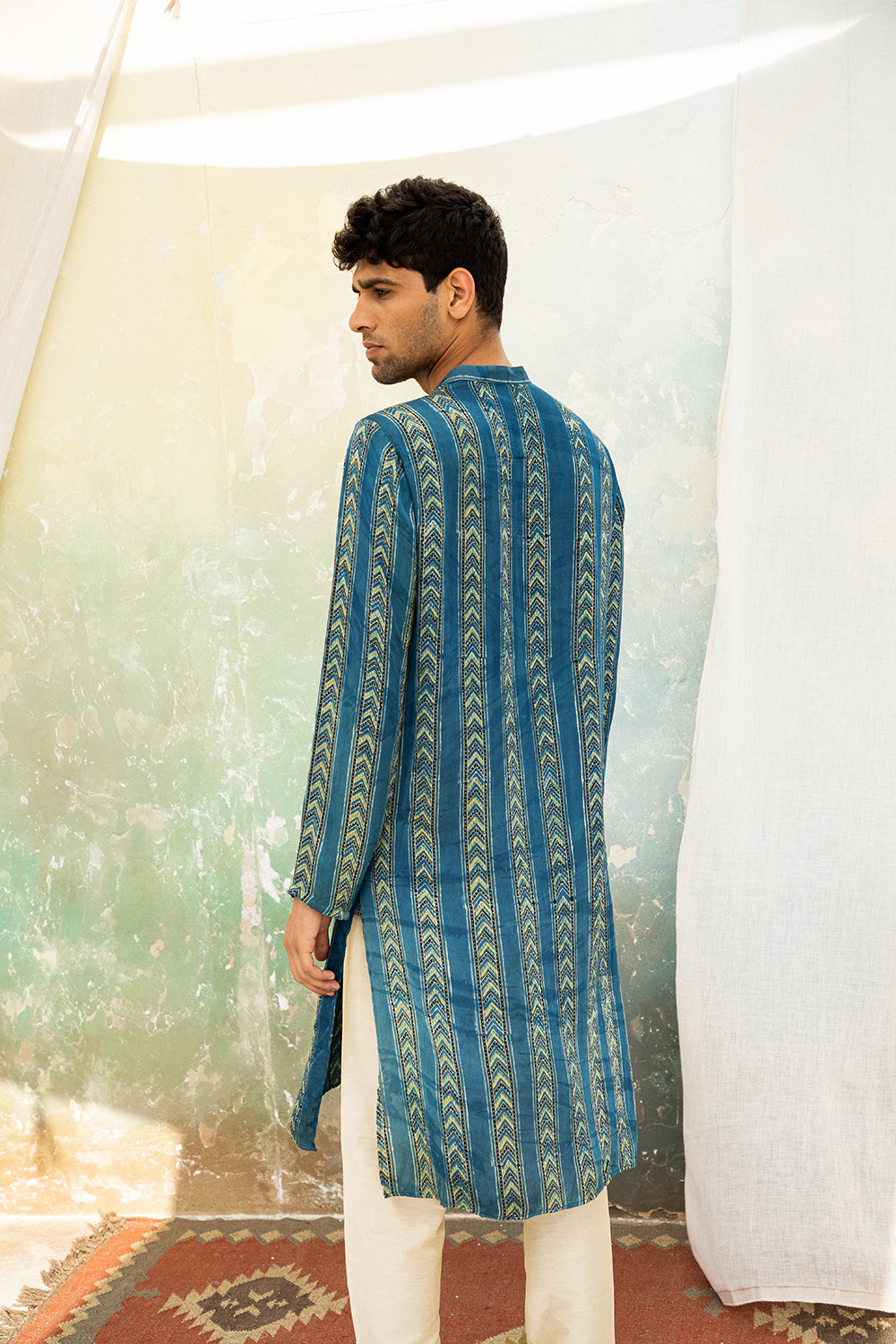 Teer Green Modal Kurta