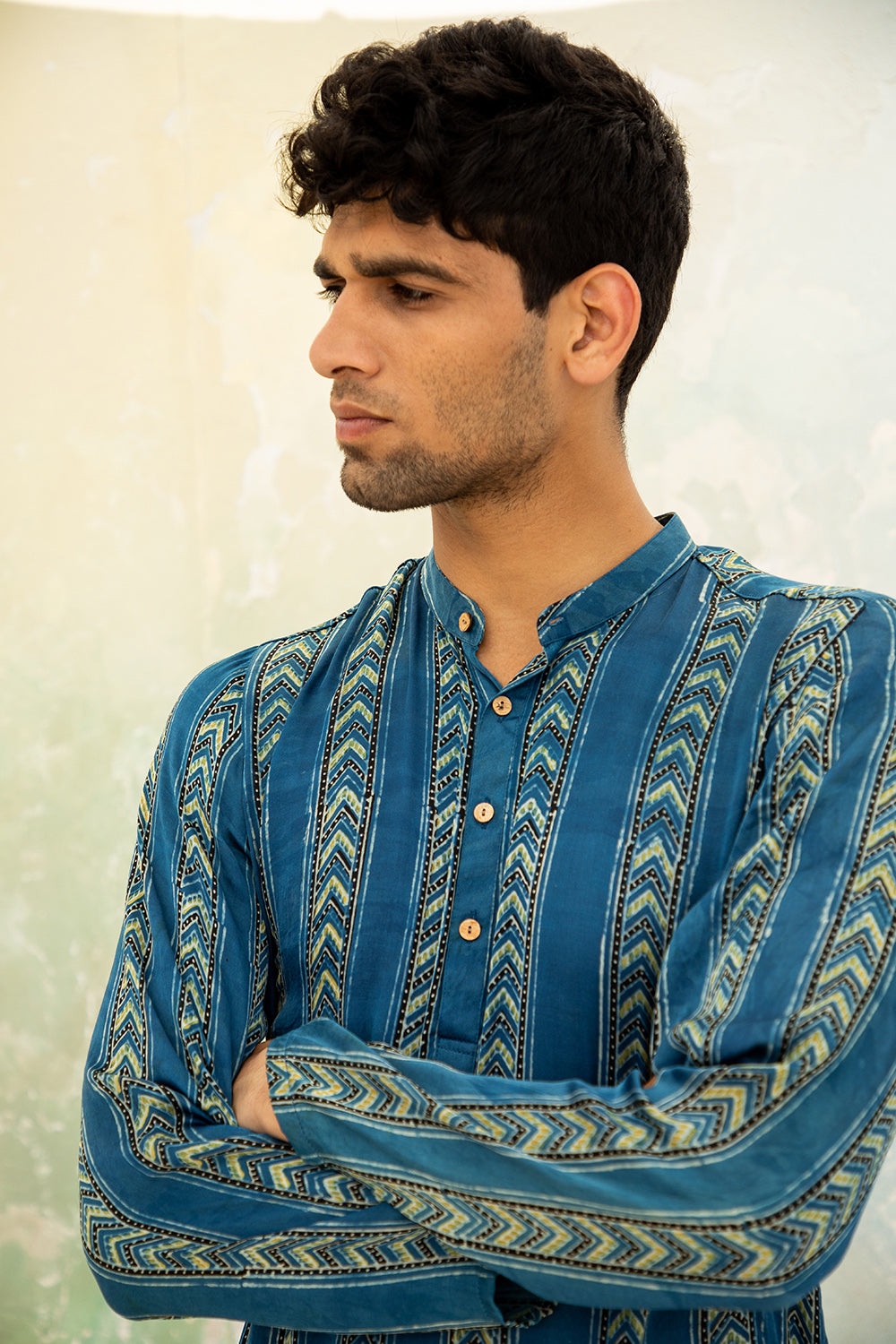 Teer Green Modal Kurta