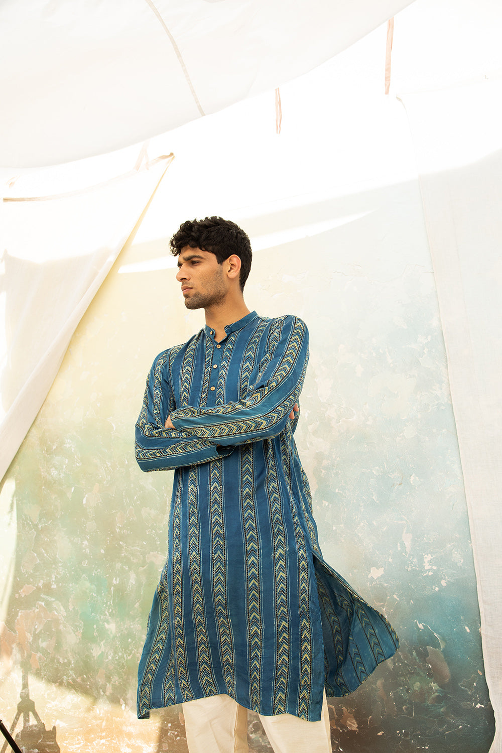 Teer Green Modal Kurta