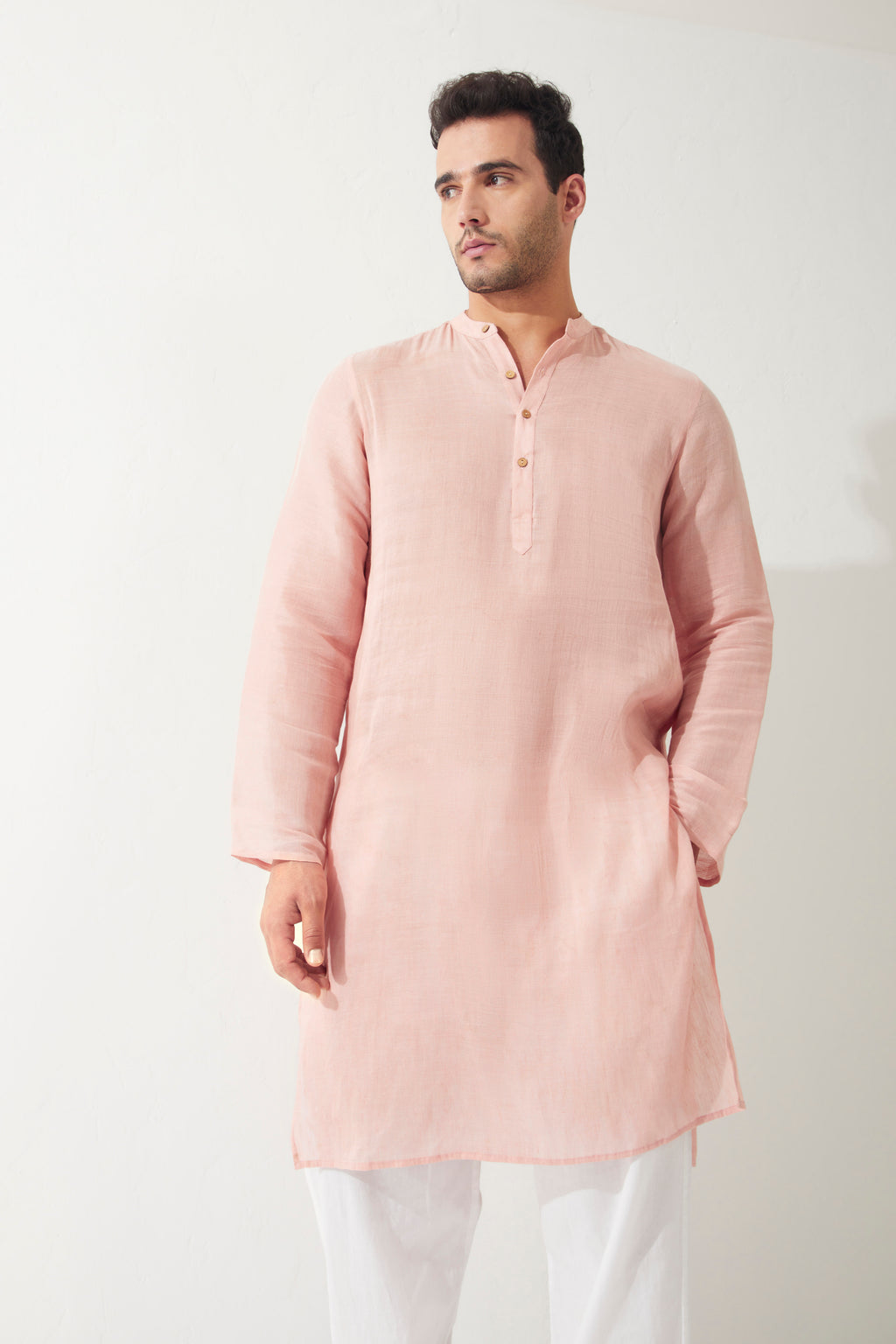 Gulabi Long Kurta