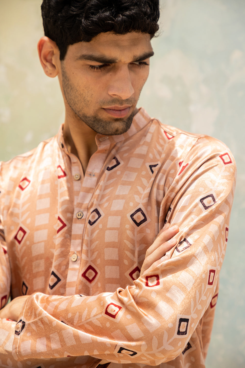 Pratiroop Mashru Kurta