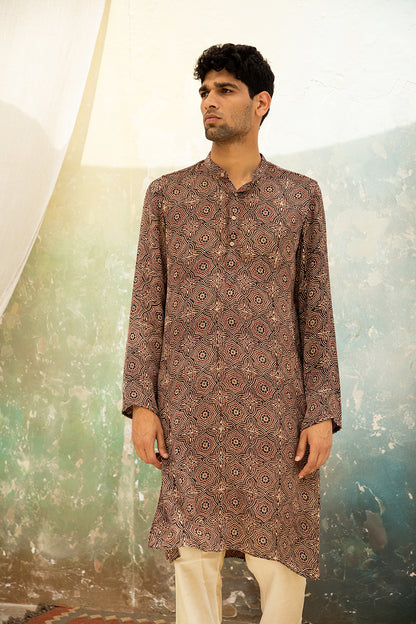 Sehar Brown Modal Kurta