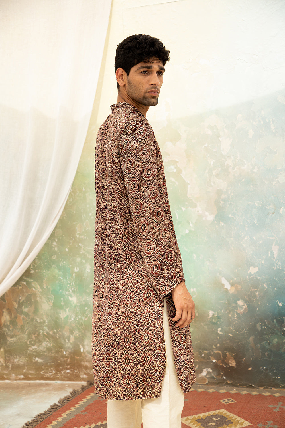 Sehar Brown Modal Kurta