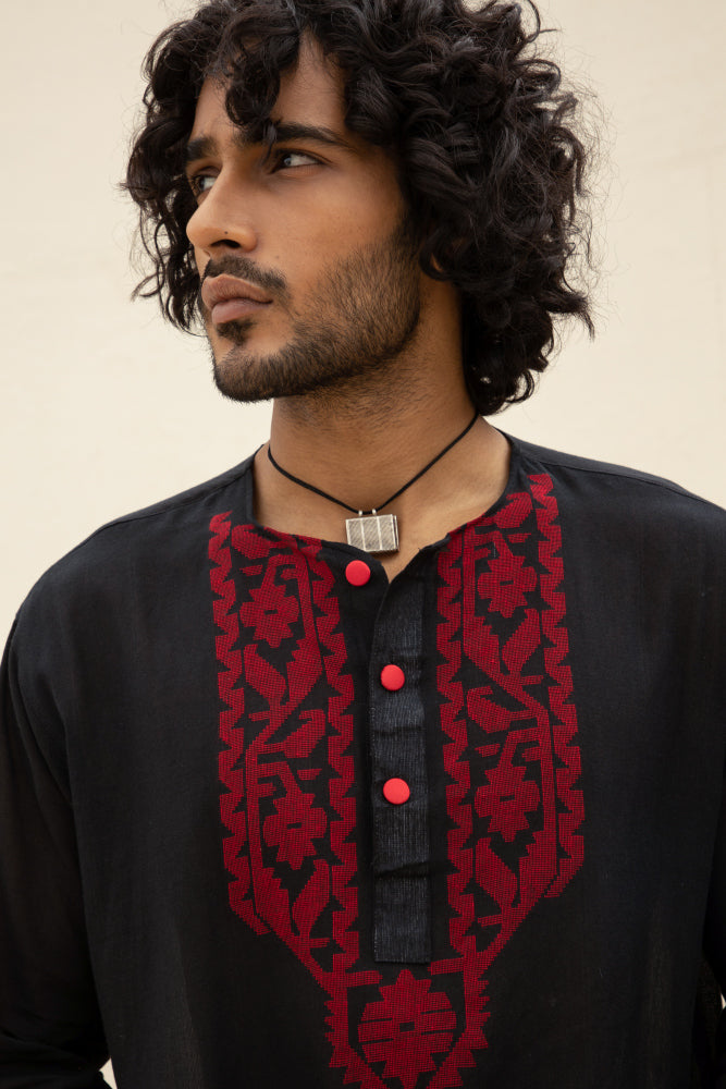 Alankar Red Kurta