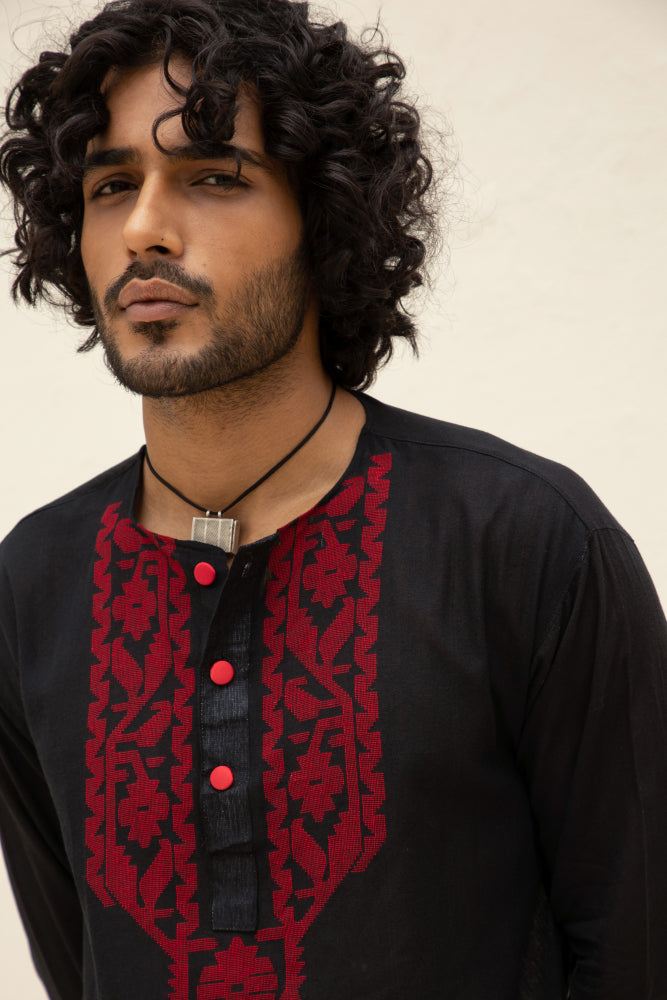 Alankar Red Kurta