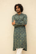 Qissa Blue Modal Kurta