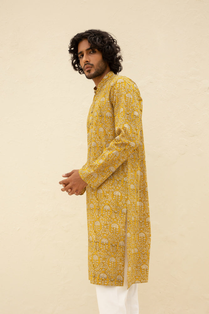 Gendha Ochre Kurta