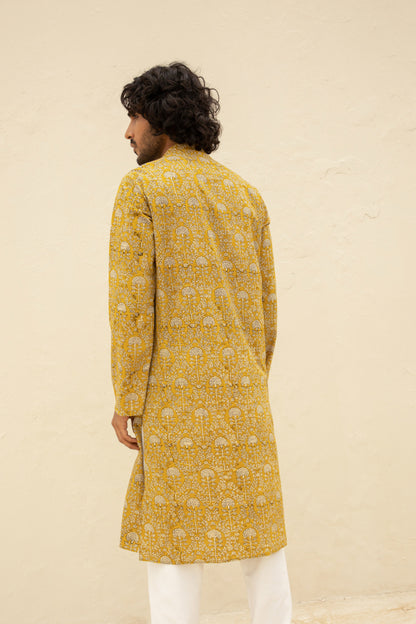 Gendha Ochre Kurta