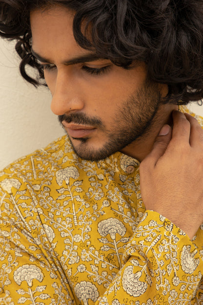 Gendha Ochre Kurta