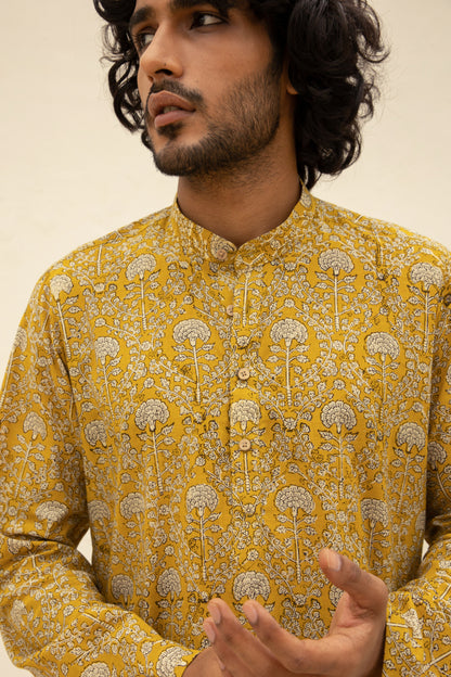 Gendha Ochre Kurta