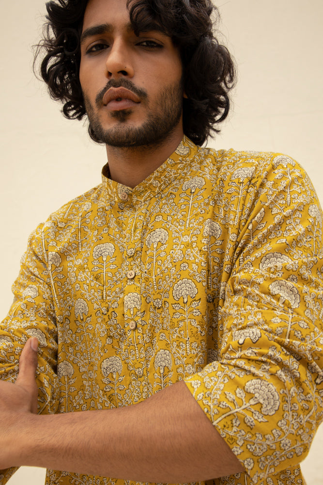 Gendha Ochre Kurta