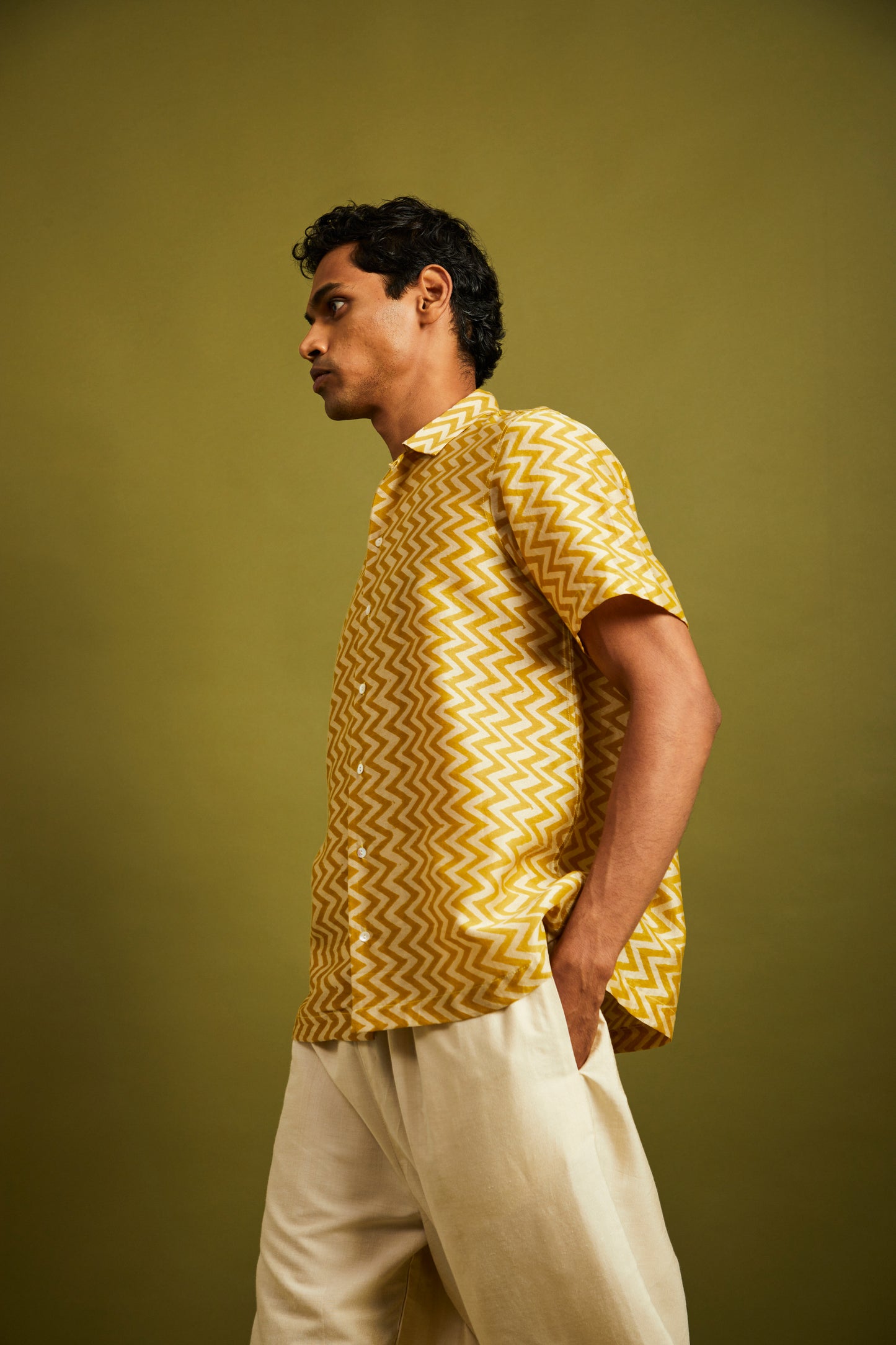 Rasta Pure Chanderi Silk Shirt