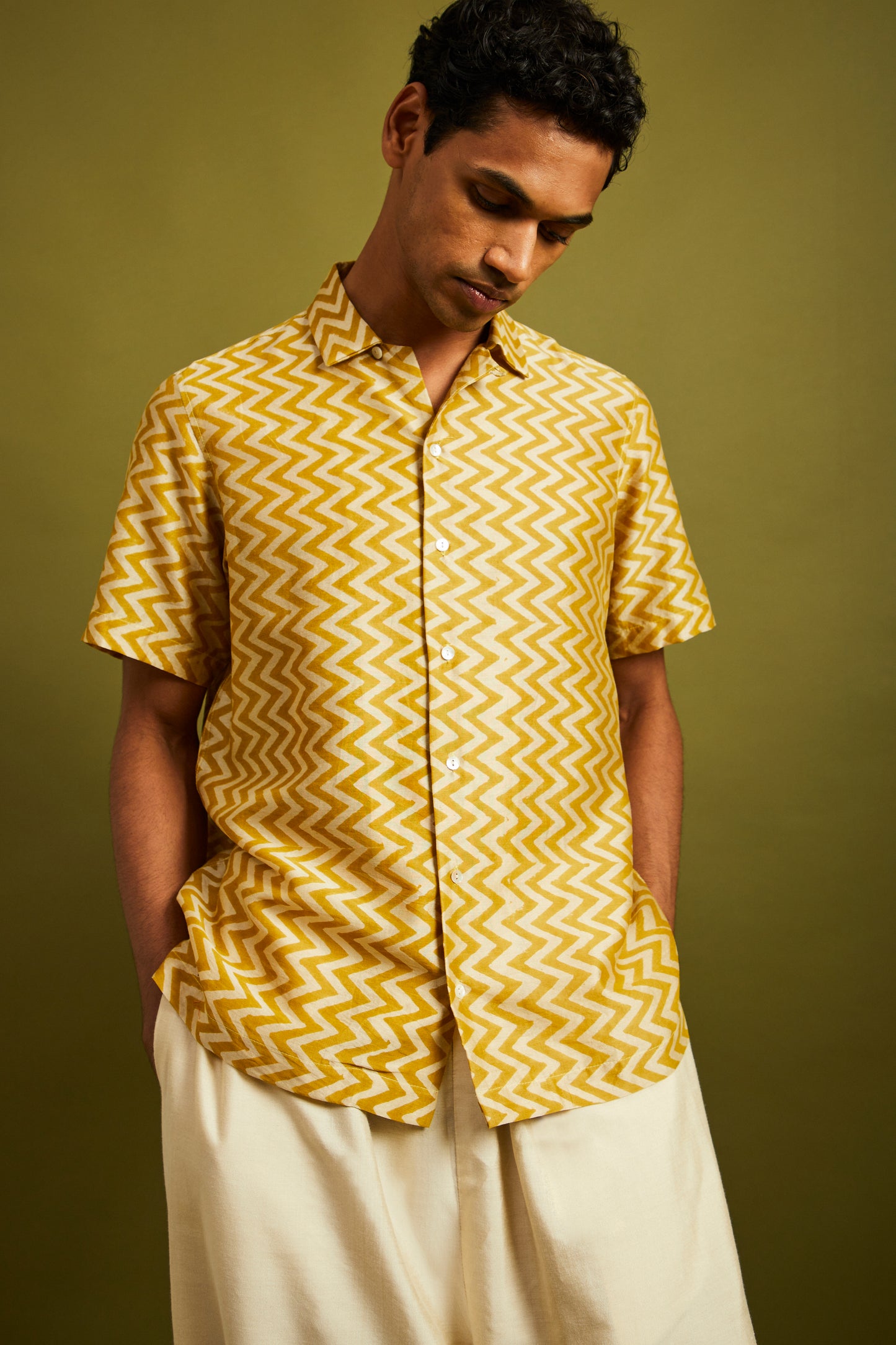 Rasta Pure Chanderi Silk Shirt