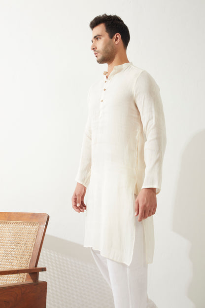 Shwet Long Kurta