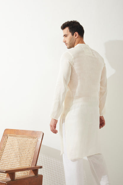 Shwet Long Kurta