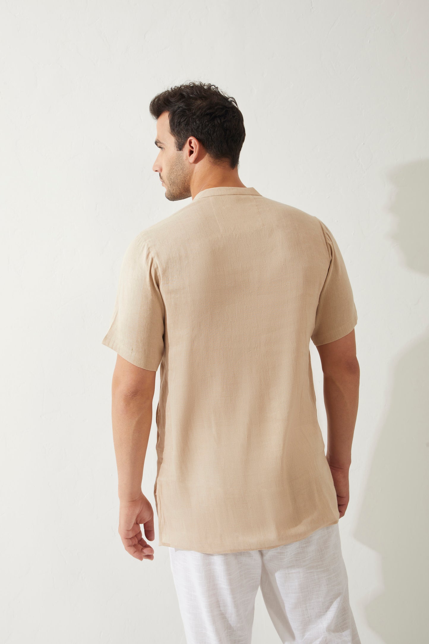 Kumbh Half Sleeve Short Kurta