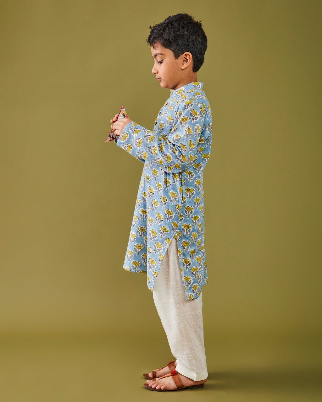 Sanganeri Kyaari Kurta Pajama Set