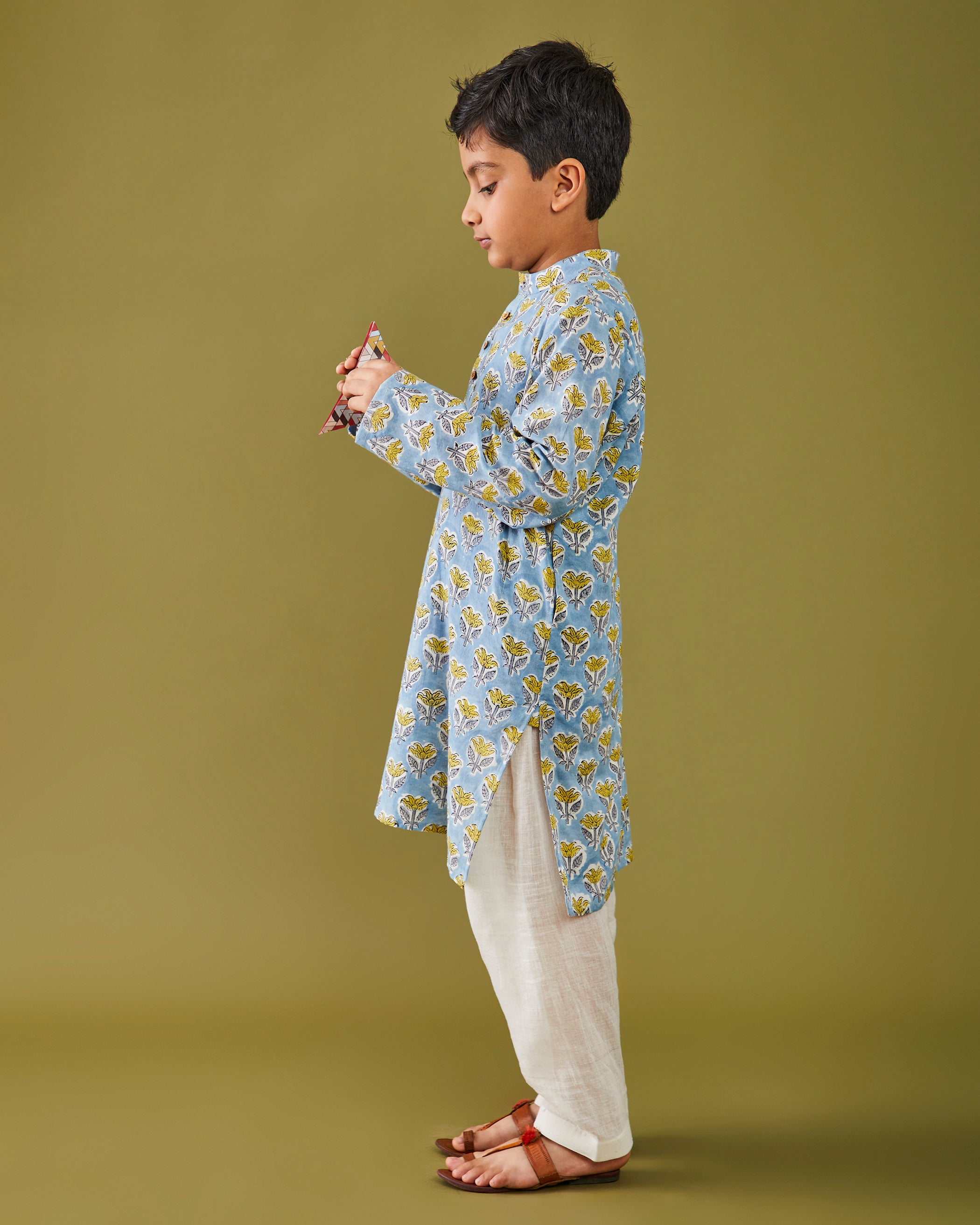 Sanganeri Kyaari Kurta Pajama Set