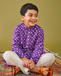 Jamuni Bandhej Kurta Pajama Set