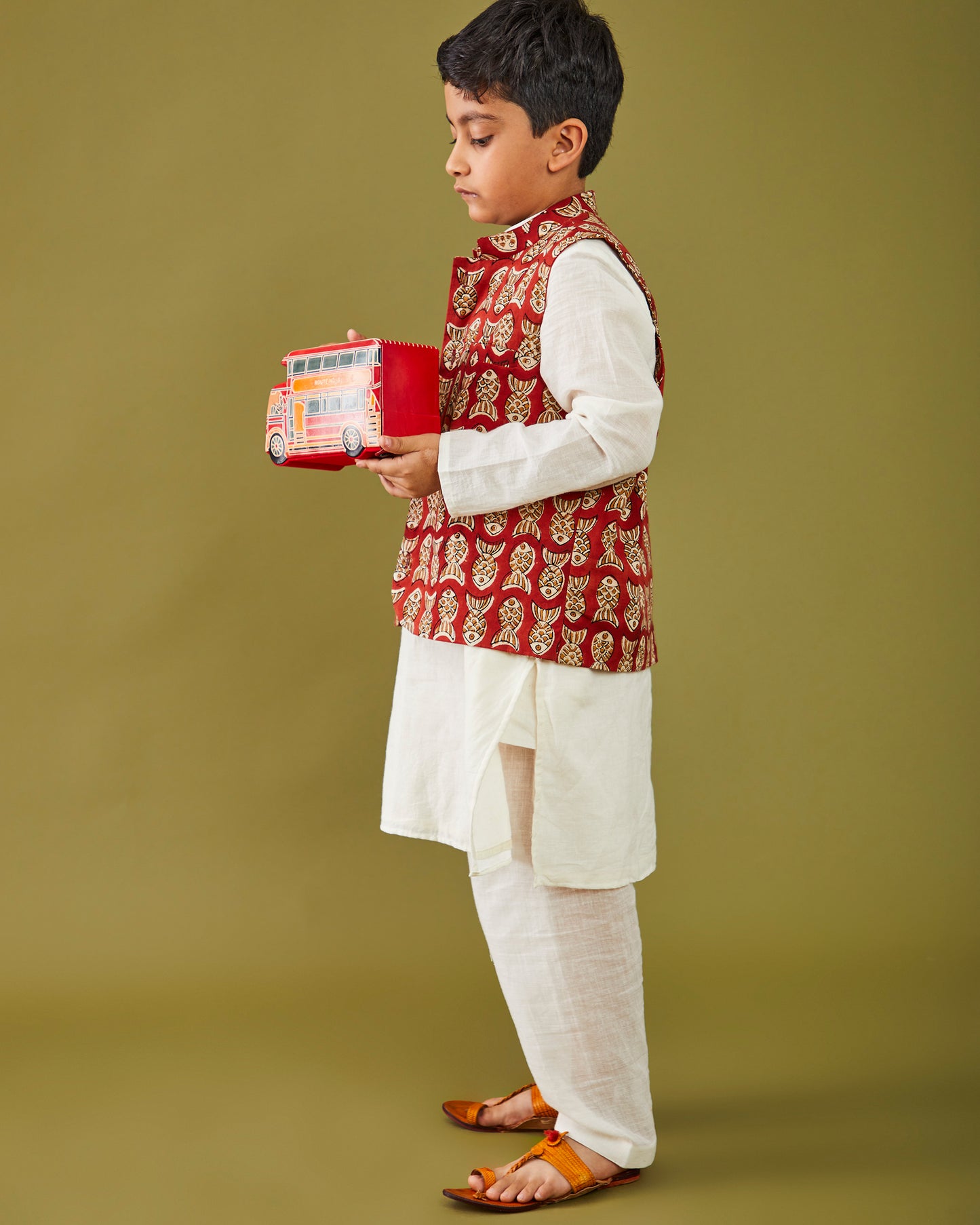 Bagru Machhli- Red Bandi