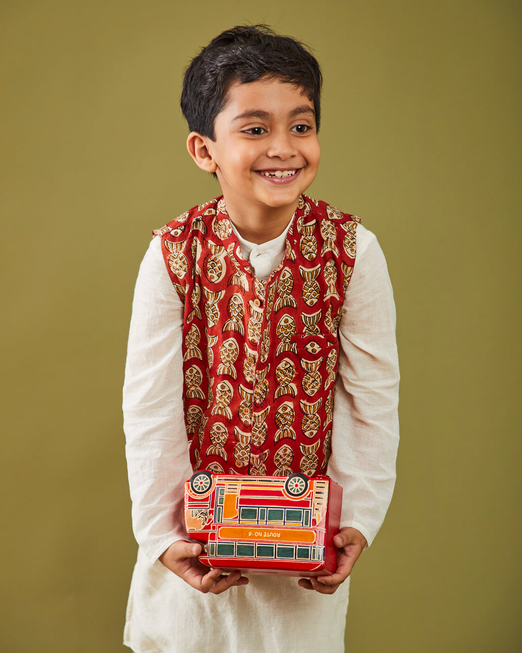 Bagru Machhli- Red Bandi