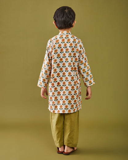 Sanganeri Guldavari Kurta Pajama Set