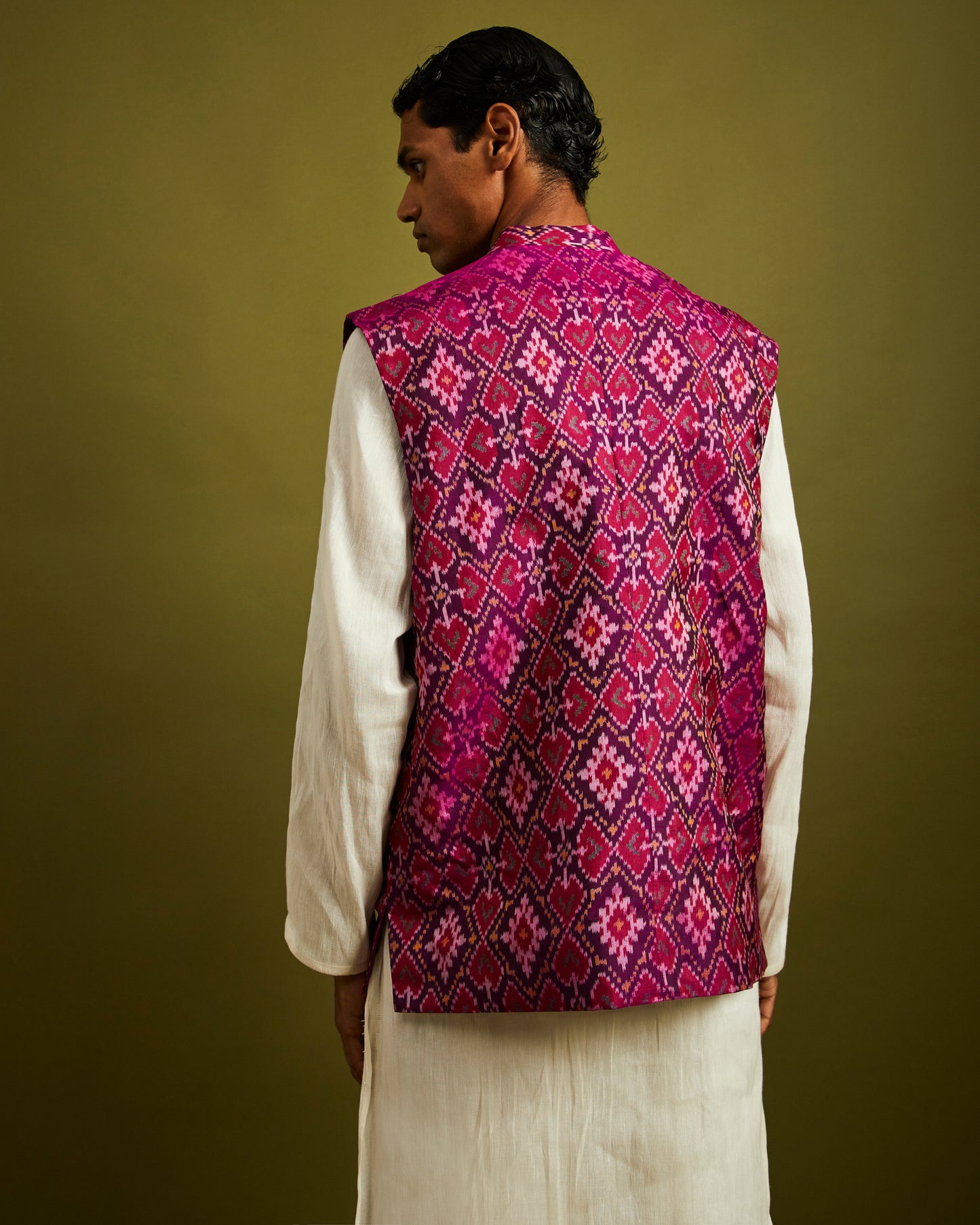 Paan Chanda Patan Patola Purple Bandi