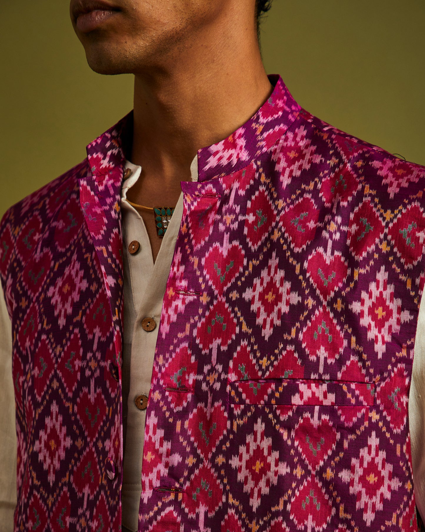 Paan Chanda Patan Patola Purple Bandi