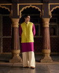 Green Raw Silk Bandi