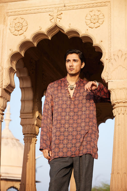 Swaroop Ajrakh Modal Kurta