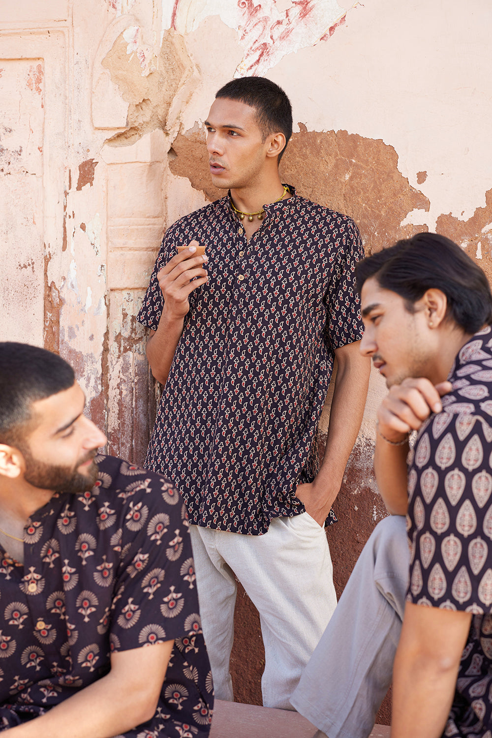 Mukul Ajrakh Cotton Kurta