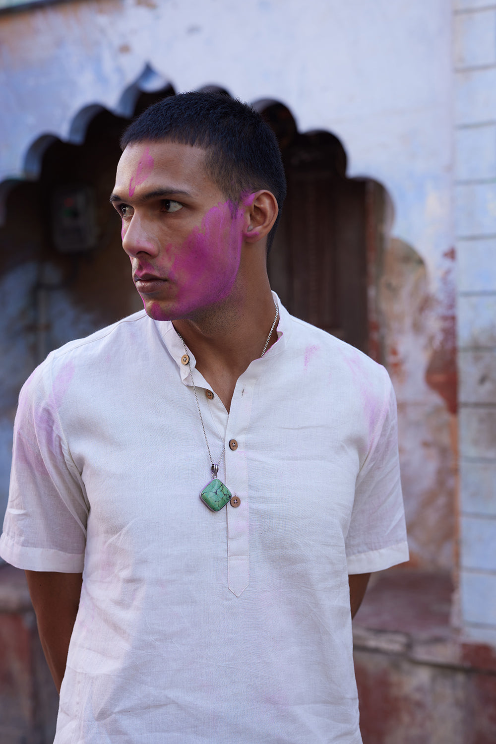 Braj ki Holi Kurta (Short Half Sleeve)