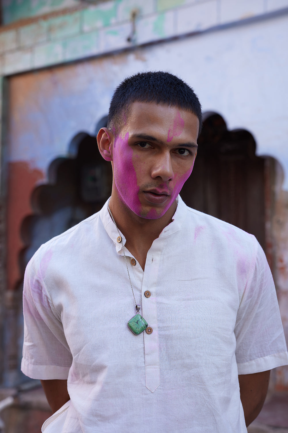 Braj ki Holi Kurta (Short Half Sleeve)