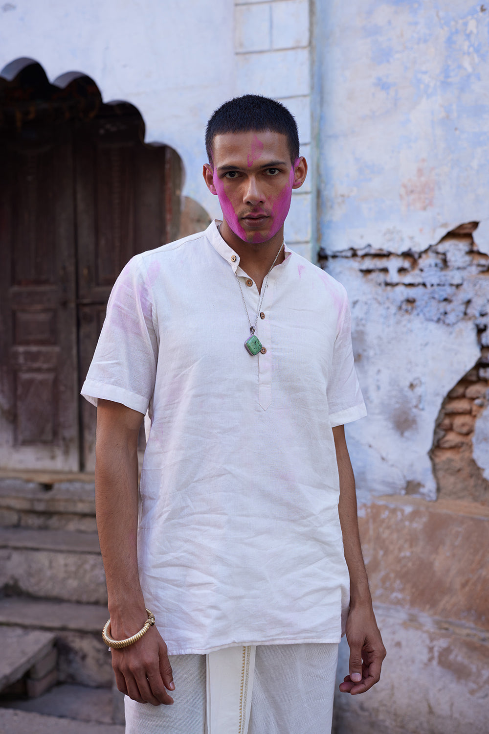 Braj ki Holi Kurta (Short Half Sleeve)