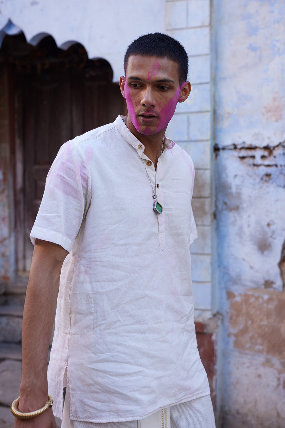 Braj ki Holi Kurta (Short Half Sleeve)