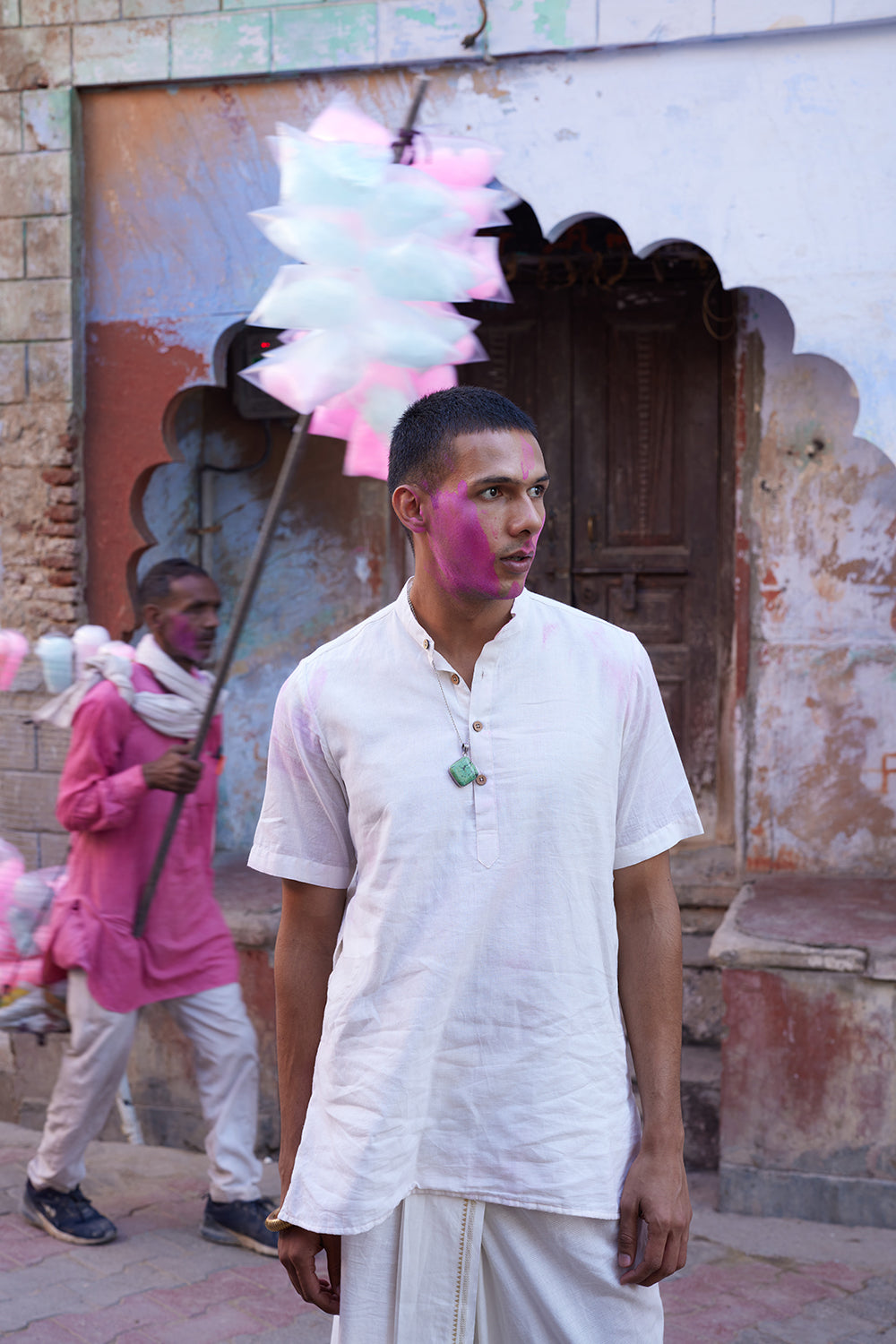 Braj ki Holi Kurta (Short Half Sleeve)