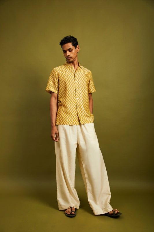 Rasta Pure Chanderi Silk Shirt