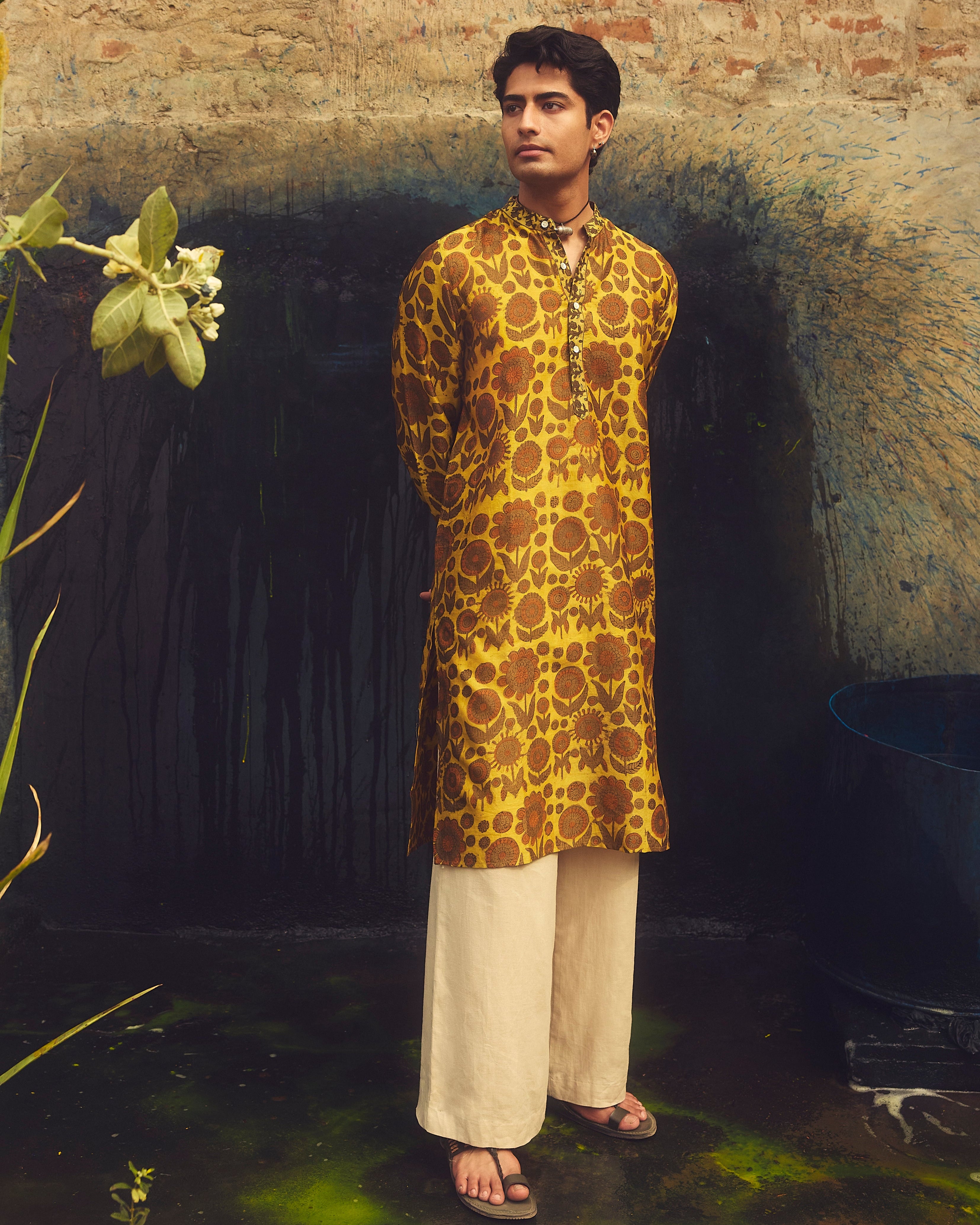 Bhor Pure Chanderi Silk Kurta