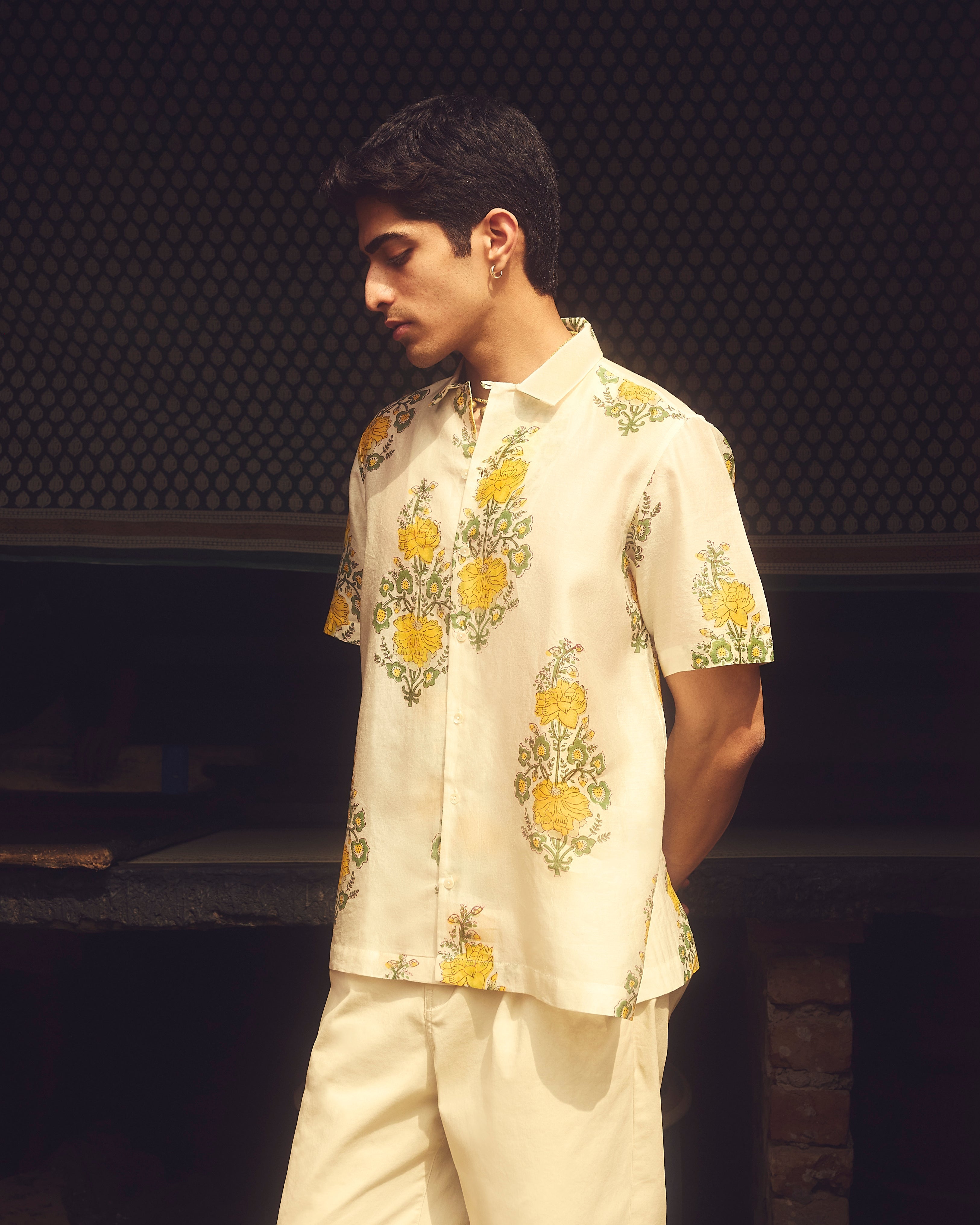 Guldaan Pure Chanderi Silk Shirt