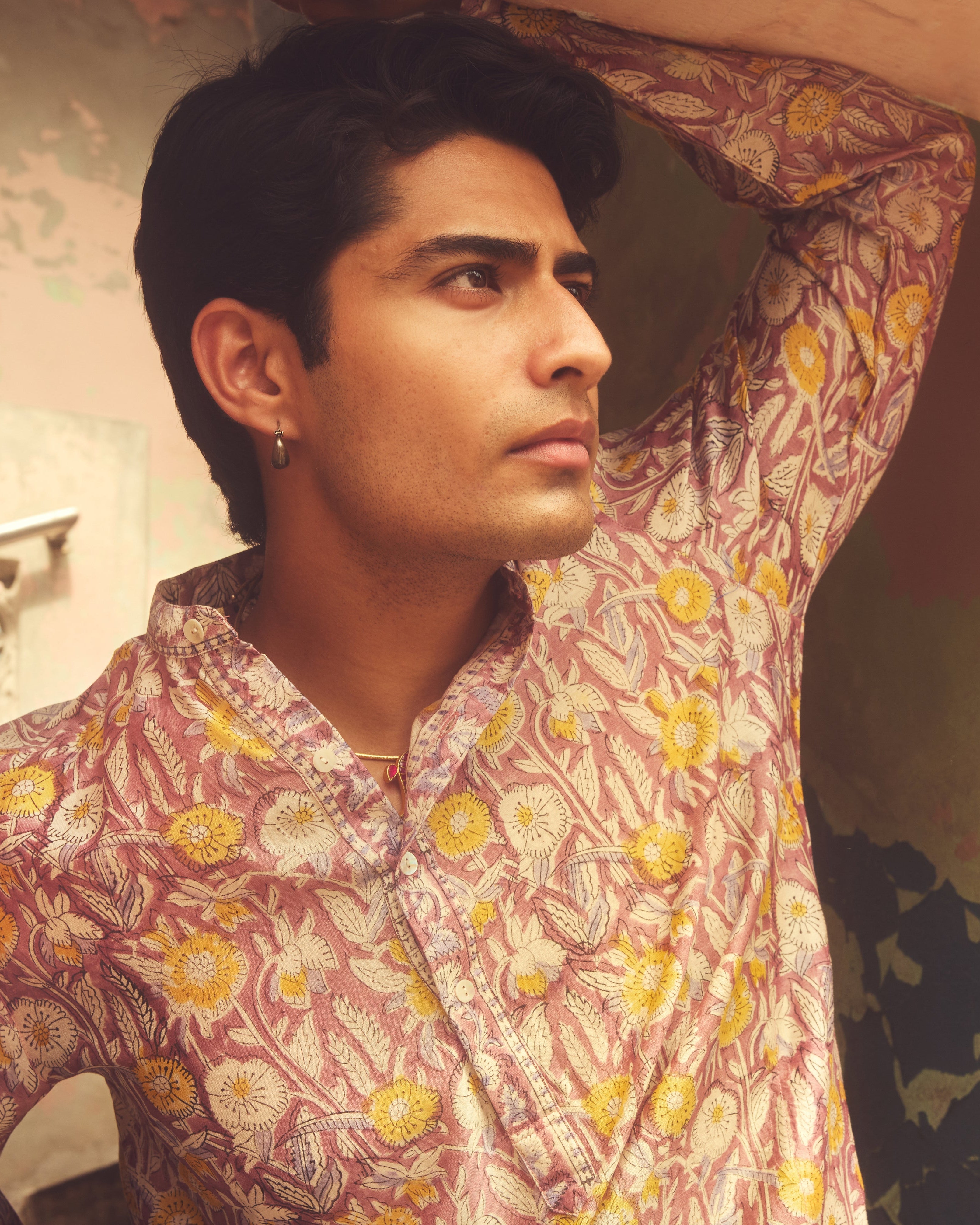 Baghiya Pure Chanderi Silk Kurta