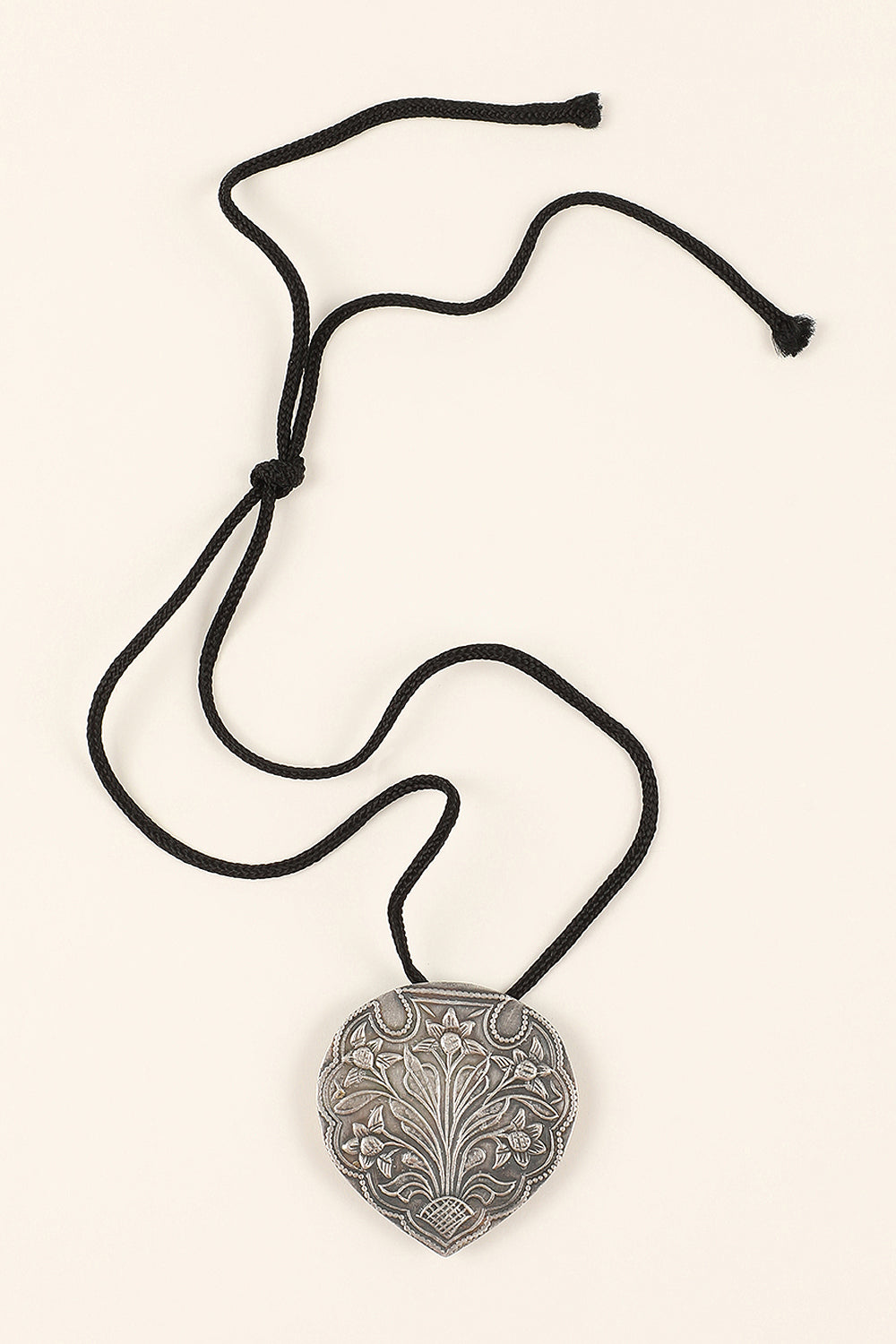 Phool Silver Pendant