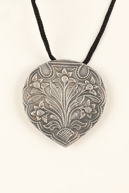 Phool Silver Pendant