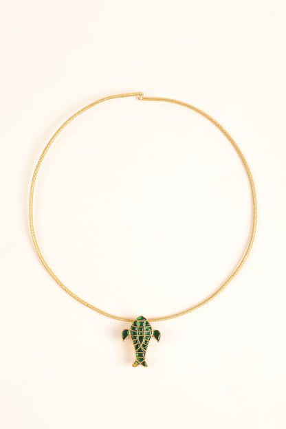 Machli Green Pendant