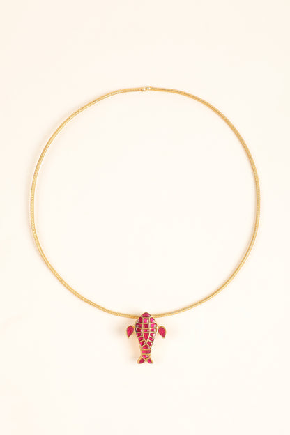 Machli Red Pendant